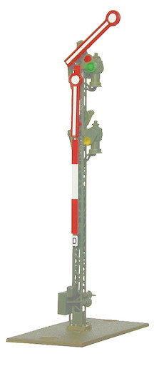 N Form-Hauptsignal mit 2 ungekoppelten Flügeln