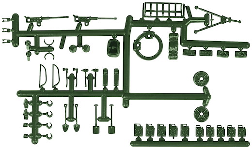 Zubehörsatz für Lkw und Panzer