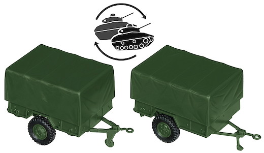 M 101 A1 und M 105 A2 Lastanhänger