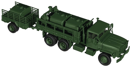 M 923/M 925 mit M 105 A2 Anhänger mit Tankaufsatzbehälter