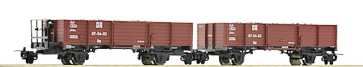 Set: 2-tlg. Schotterwagen, DR