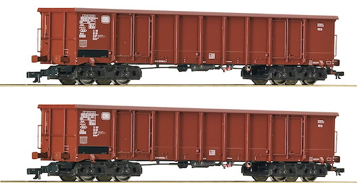 Set: 2-tlg. Offene Güterwagen, DB