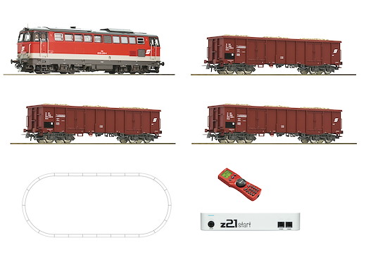 Digital z21®start Set: Diesellokomotive Rh 2043 mit Rübenzug, ÖBB