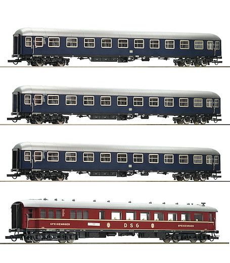Set: 4-tlg. F-Zug „Schwabenpfeil“, DB