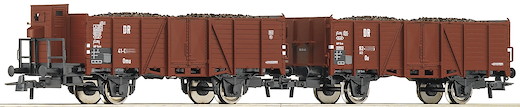 2-teiliges Set Güterwagen, DR