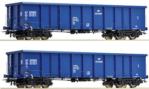 Set: 2-tlg. Offene Güterwagen, PKP