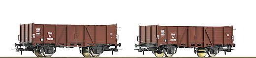 Set: 2-tlg. Offene Güterwagen, ÖBB