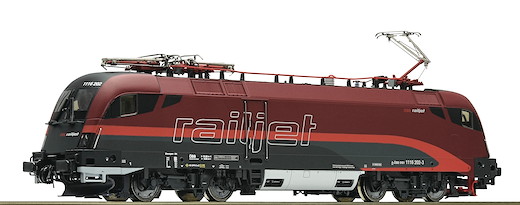 Elektrolokomotive 1116 202 „Railjet“ mit Kamera, ÖBB