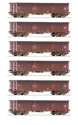 Display offene Güterwagen "gealtert",  ÖBB