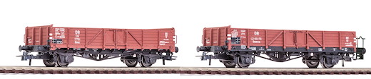 Set: 2-tlg. Offene Güterwagen, DB