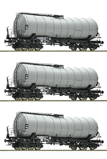 Set: 3-tlg. Knickkesselwagen, DR