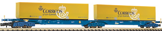 Doppeltragwagen „CORREOS“ Bauart Sggmrs, RENFE