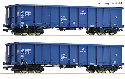 Set: 2-tlg. Offene Güterwagen, PKP
