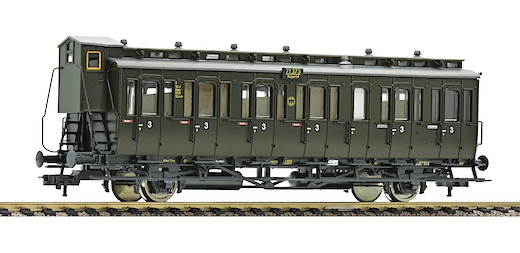 2-achsiger Abteilwagen 3. Kl.  Bauart C pr21, DRG