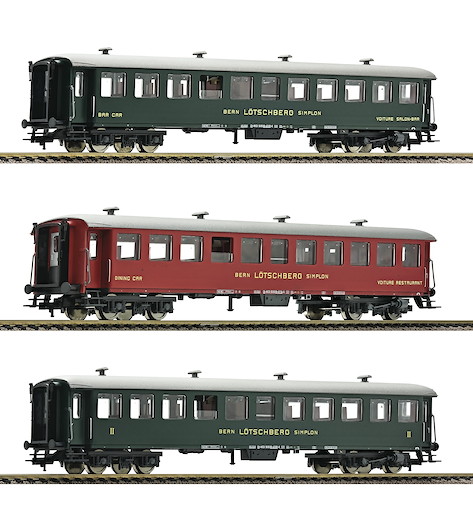 3-tlg. Wagenset, Swiss Classic Train (Teil 2), Privatbahn