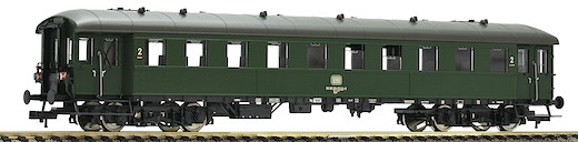 Eilzugwagen 2. Kl. Bauart B4ywe-30/50 mit Zugschlussbeleuchtung, DB