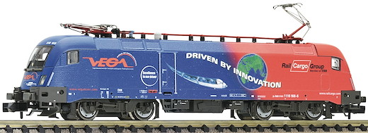 Elektrolokomotive 1116 168-6 im "VEGA-Design", ÖBB
