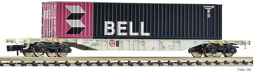 Containertragwagen BELL, eingestellt bei der SBB