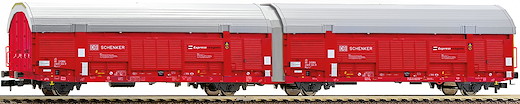 2er-Set Autotransportwagen Bauart Hccrrs332, DB AG / DB Schenker