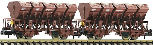 2-tlg. Set Muldenkippwagen Bauart F-z 120, DB