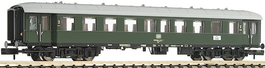 Eilzugwagen 2. Kl. Bauart Bye 655, DB. Mit Zugschlussbeleuchtung