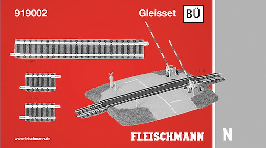 Gleisset BÜ, mit Bahnübergang