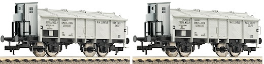 2-tlg.Set Klappdeckelwagen "Chemische Fabrik Smits & Zoon", NS