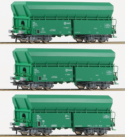 3-tlg. Set: Selbstenladewagen, RENFE
