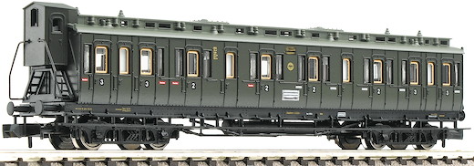 Abteilwagen 2./3. Klasse Bauart BC pr04, DRG