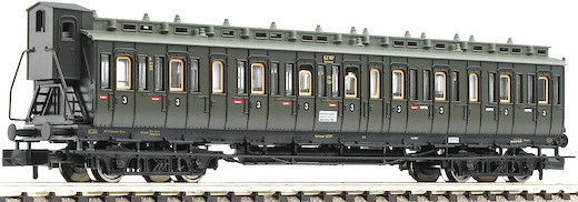 Abteilwagen 3. Kl. Bauart C4 pr04, DRG.