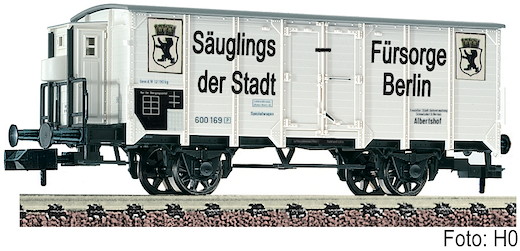 Gedeckter Güterwagen "Säuglings-Fürsorge der Stadt Berlin", K.P.E.V.