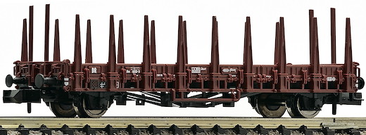 Rungenwagen mit Stahlrungen Bauart Rm, DR