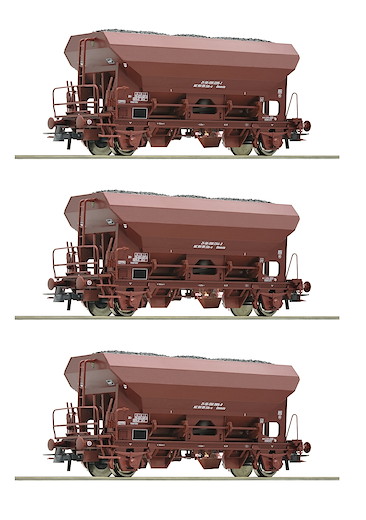 Set: 3-tlg.Selbstentladewagen, DR