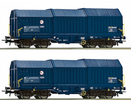2-tlg. Set: Teleskophaubenwagen, ZSSK Cargo