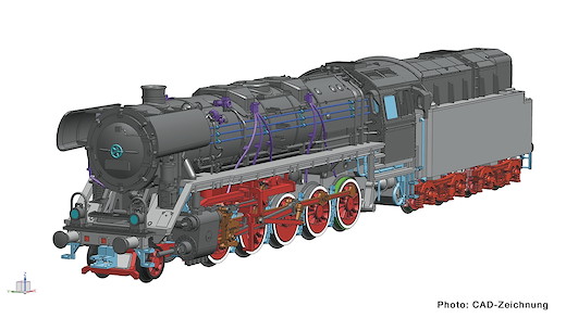 Dampflokomotive 44 221, DR