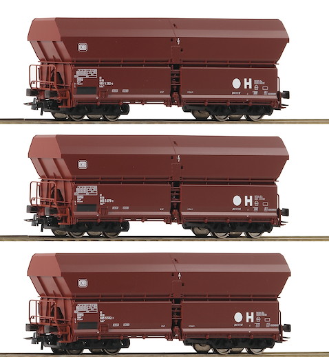 3-tlg. Set: Selbstentladewagen, DB