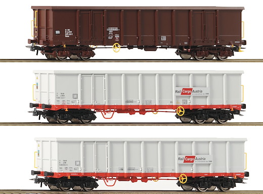 3-tlg. Set: Offene Güterwagen, ÖBB