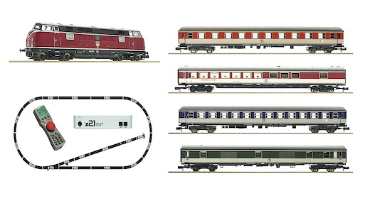 z21®start Digitalset: Diesellok BR 221 mit Schnellzug („Popfarben“), DB