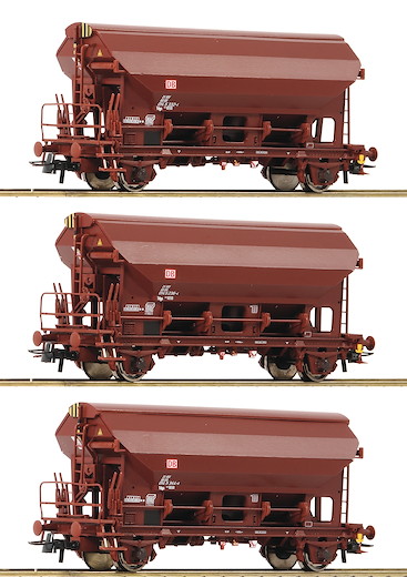 3-tlg. Set: Schwenkdachwagen, DB AG