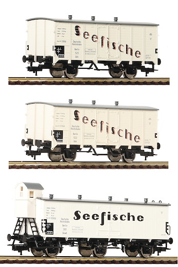 3-tlg. Güterwagenset "Seefische", DRG