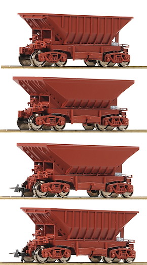 4-tlg. Set: Erzwagen, LKAB