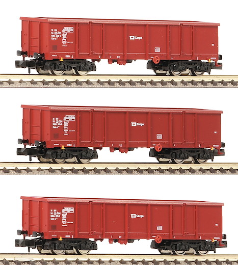 3-tlg. Set offene Güterwagen Bauart Eas, ČD Cargo, CD