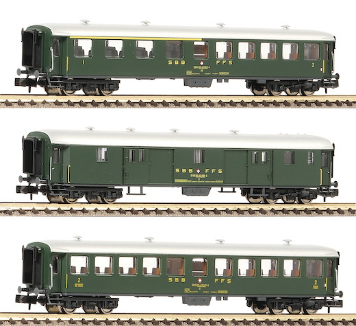 3-tlg. Schnellzugwagen-Set, SBB