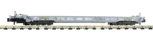 8-achsiger Niederflurwagen für Lastwagen- und Sattelzugtransporte, HUPAC (CH)