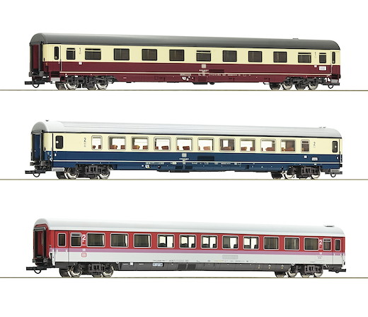 3-tlg. Set 1: Eurocity „Leonardo da Vinci“, DB