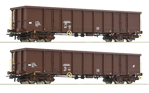 2-tlg. Set: Offene Güterwagen, ÖBB