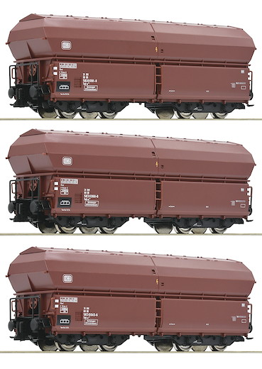 3-tlg. Set: Selbstentladewagen, DB