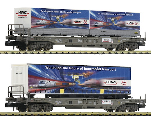 2-tlg. Set Einheitstaschenwagen, HUPAC