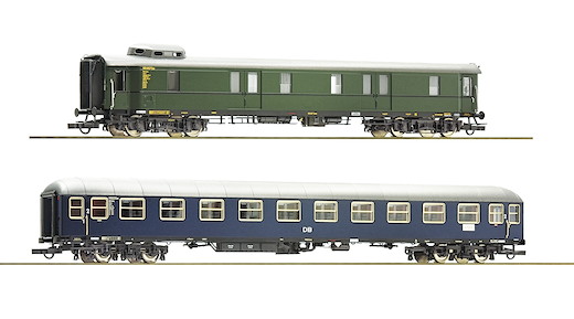 2-tlg. Set: Schnellzugwagen, DB