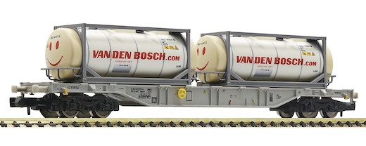 Containertragwagen mit 2 Tankcontainern, AAE